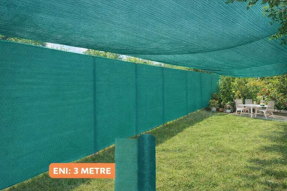 Gölgelik File %40 file 3 METRE X 60 METRE Bahçe Gizleme Ağı Bahçe Çit Örtüsü Meyve Ağacı Örtüsü