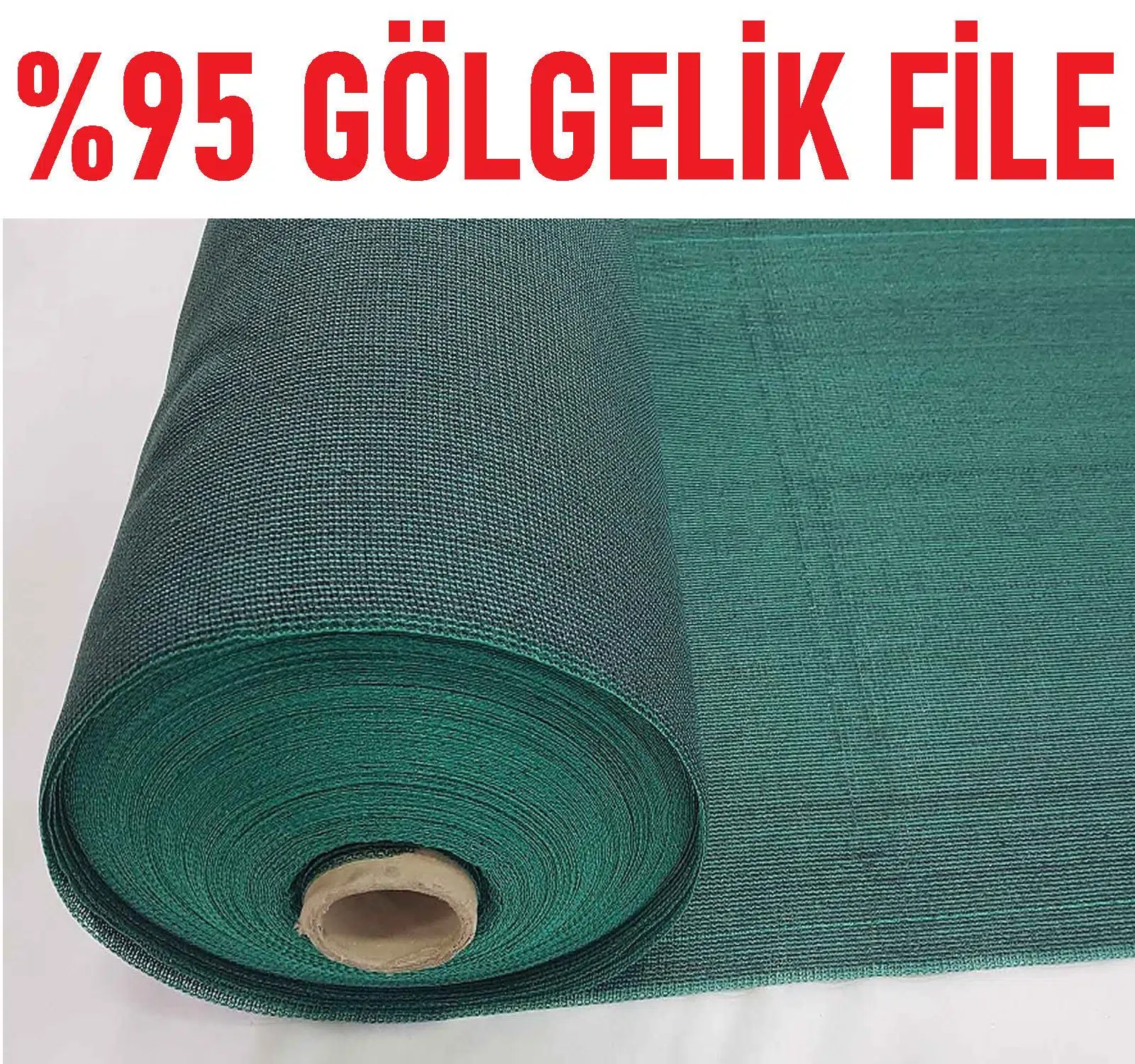 Abdioğulları %95 Gölgelik File 1,5m X 80m Bahçe Çit Örtüsü Meyve Ağacı Örtüsü