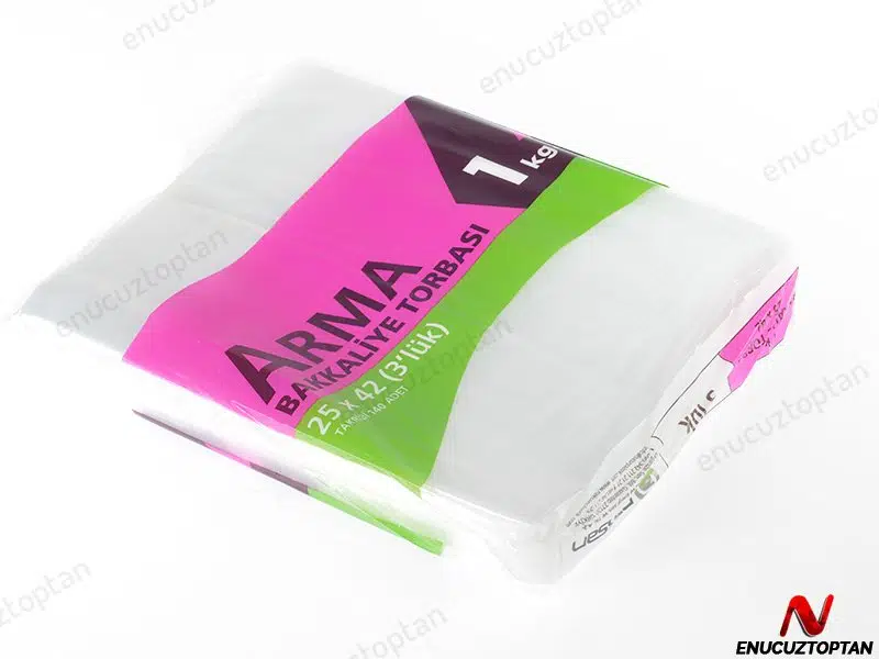 ARMA ŞEFFAF Bakkaliye torbası (poşeti) 3'lük 25 x 42