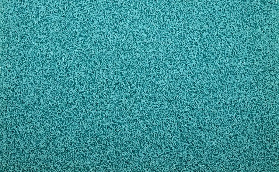 COLOURMAT TURKUAZ Kaydırmaz Kaymaz Yolluk Karmaşık Halı Kıvırcık Paspas 1m X 8m (TURKUAZ)