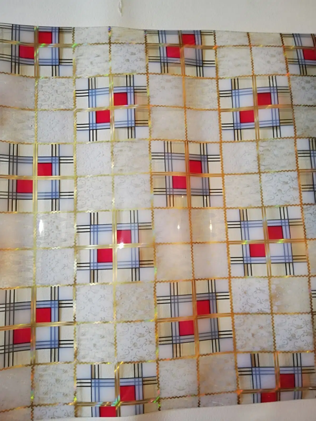 ŞEFFAF MASA ÖRTÜSÜ 1,4 mm 100 cm x 130 cm Kalın DESENLİ Pvc Kaymaz Masa Koruyucu 100 CM X 130 CM
